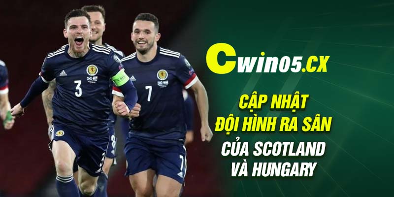 Cập nhật đội hình ra sân của Scotland và Hungary